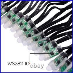 1000PC WS2811 12mm scattered Digital RGB LED Pixel String LED Module Light DC12V