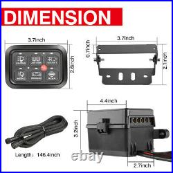 12V 6 Gang Switch Panel Electronic Relay Circuit Control System Dimmable Marine