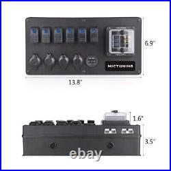 12v Power Control Box Switch Panel Fuse USB Charger Voltmeter for RV Solar Panel