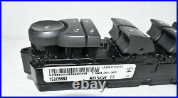15906883 Front Driver Master Window Switch Pwr Fold Mirror 07-08 ESCALADE C1B13