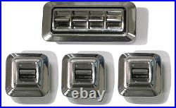 1958-1969 Power Window Switch Chevy Buick Cad Olds Pont GM Full Size 4 Pc Set