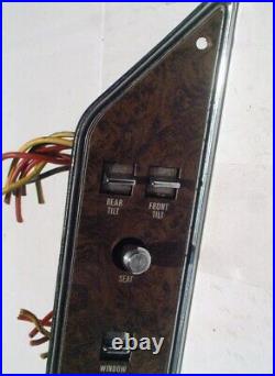1972-73 Mark IV SWITCHES on DOOR PANEL power window seat oem continental lincoln