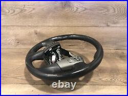 2011-2017 INFINITI QX80 QX56 FRONT BLACK LEATHER STEERING WHEEL With SWITCHE OEM