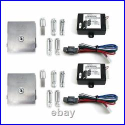 2-Door Flat Glass 1-Touch Manual Crank Handle Power Window Conversion Switch Kit