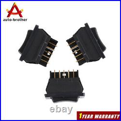 3PCS Universal 5-Pin ON/OFF SPST Momentary Power Window Rocker Switch Controller