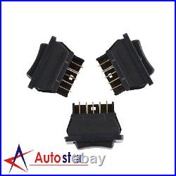 3PCS Universal 5-pin ON/OFF SPST Momentary Power Window Rocker Switch Controller