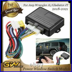 3W Remote Power Window Switch Module For 2018-2021 Jeep Wrangler JL/Gladiator JT
