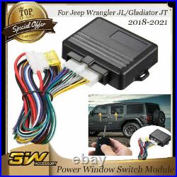 3W Remote Power Window Switch Module For 2018-2022 Jeep Wrangler JL/Gladiator JT