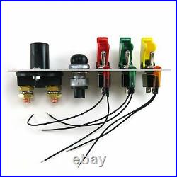 3 Toggle Switch LED Nitrous Activate Race PANEL CHROME Aircraft Safety Covers