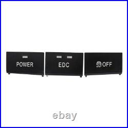 3 pcs Center Console Switch Button Caps For BMW E90 E92 E93 M3 61317841136