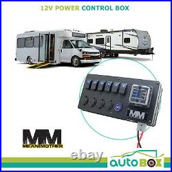 4WD 12V Power Control Box Switch 3 x USB Volt Meter Panel Mean Mother Camper