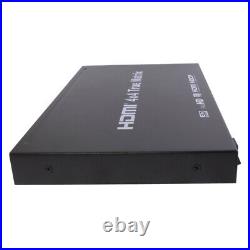 4x4 HDMI True Matrix Switch Splitter Selector Remote Control 3D 1080P 4 in 4 Out