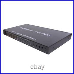 4x4 HDMI True Matrix Switch Splitter Selector Remote Control 3D 1080P 4 in 4 Out