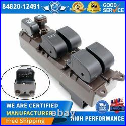 84820-12491 Electric Master Power Window Control Switch For 03-08 Toyota Corolla