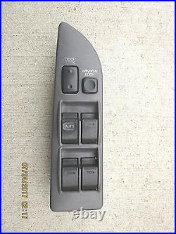 89 91 Toyota Camry Driver Left Side Master Power Window Switch Medium Gray