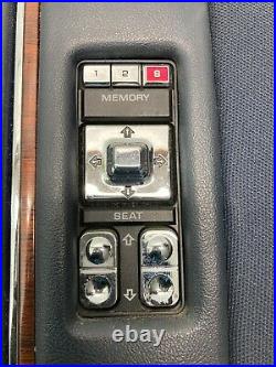 90-93 Chrysler Imperial Left Driver Interior Door Panel Seat Switch Speaker Trim