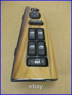 99-02 Chevy or GMC 4DR Truck LEFT RIGHT Woodgrain Master Power Window Switch SET