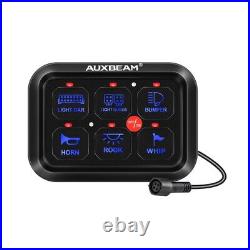 AUXBEAM 6 Gang Switch Panel LED Light Bar Circuit Control For Can-Am Polaris RZR