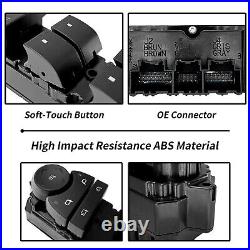 Atracypart Master Power Window Switch Door Lock Front Driver Side with Mirror Sw