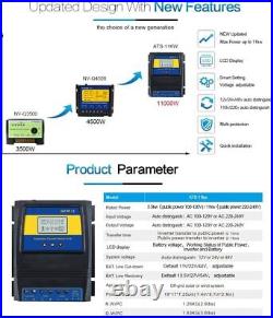 Automatic Dual Power Controller Transfer Switch for Off Grid Solar Wind System