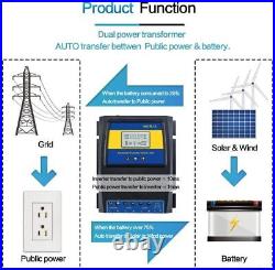 Automatic Dual Power Controller Transfer Switch for Off Grid Solar Wind System