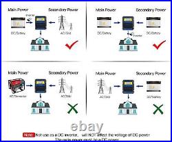 Automatic Dual Power Controller Transfer Switch for Off Grid Solar Wind System