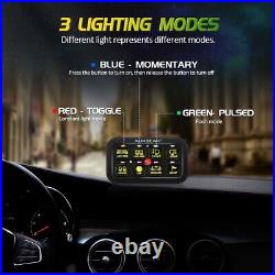 Auxbeam RGB 8 Gang Auxiliary Switch Panel for Offroad Lights Universal