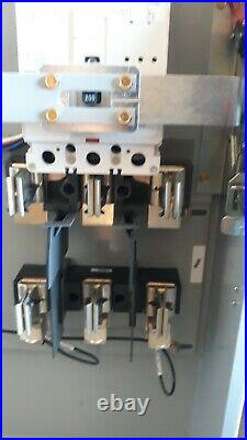 BUSSMANN COOPER POWER ELEVATOR CONTROL SWITCH 200AMP 480VAC With FUSES & NEUTRAL