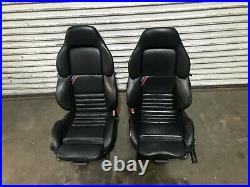 Bmw Oem E36 M3 Front Driver And Passenger Side Leather Seats Vader Seat Black