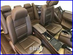 Bmw Oem E70 X5 Front & Rear Seat Seats Door Panel Dash Set Tobacco Brown 07-13