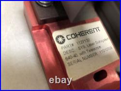 Coherent Cube 640nm 40mW Laser Diode System With Controller Switch + Power Supply