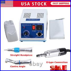 Dental Lab Marathon-III Electric Micromotor /Contra Angle Straight Handpiece Kit