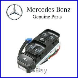 For Mercedes W203 C Class Front Driver Left Master Power Window Switch Black OES
