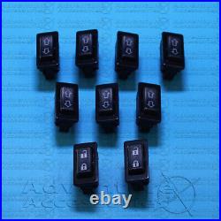 Hummer H1 9 Switch Led Power Window & Door Lock Switch Set ('92-'03) 6004185-kit