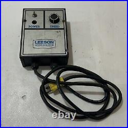 Leeson Mm23101b-spec. 0163 Motor Controller Missing Power Switch