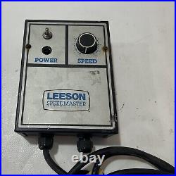 Leeson Mm23101b-spec. 0163 Motor Controller Missing Power Switch