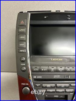 Lexus Oem Es350 Front Navigation Radio Stereo Screen Gps Headunit 2007-2009 6