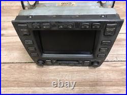 Lexus Oem Gs300 Gs400 Front Navigation Screen Monitor Cassette Radio 1998-2000 4