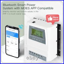 MOES BLE Smart Charge Controller 80A 8000W Dual Power Automatic Transfer Switch