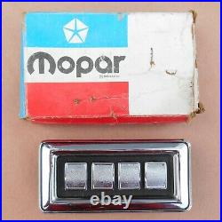MOPAR NOS 4 button power window switch 3747288 1977-1978 Dodge Plymouth USA made