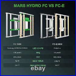 Mars Hydro FC 3000 Led Grow Light Full Spectrum Samsungled for Indoor Plants UV