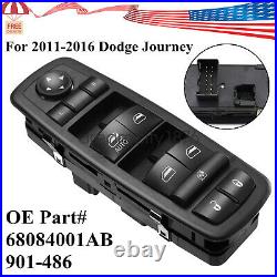 Master Power Window Control Switch Front Left For 2011-2016 Dodge Journey