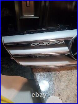 Mercedes Benz Oem R350 R500 Front Hood Bumper Upper Grille Grill Silver 06-10 2
