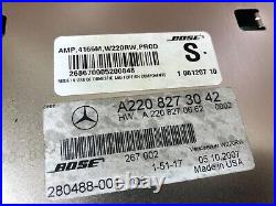 Mercedes Benz Oem W220 W215 S430 S500 S55 Cl500 Amp Bose Amplifier 2004-2006 8
