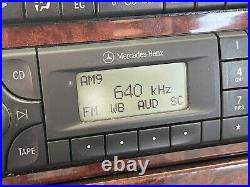 Mercedes Oem W210 R170 W208 Slk320 Clk430 E320 Cassette Player Radio Cm2299 3