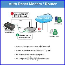 Msnswitch2 Internet Enabled IP Remote Power Switch with Reboot Control via Sma