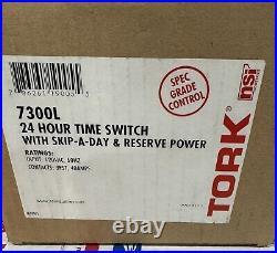 Nsi Tork 7300L 24 HOURS Time Switch WithReserve Power 120V 40A 60Hz Timer Control