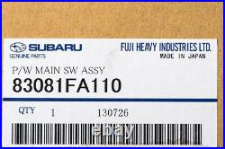 OEM 1997 Subaru Impreza Main Power Window Switch NEW 83081FA110
