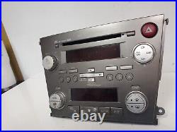 Oem 2007-2008 Subaru Legacy Outback 6 Disc Radio CD Mp3 Stereo Receiver Climate