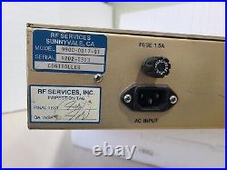 RF SERVICES 9900-0017-01 RFS Controller, Powers Up, AS IS